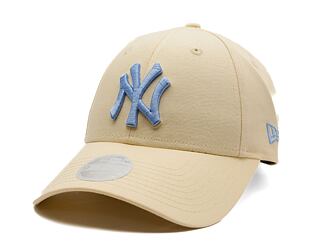 Dámská Kšiltovka New Era - MLB Essential 9FORTY - NY Yankees - Cream / Pastel Blue