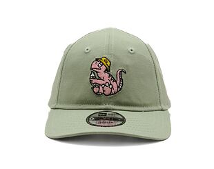 Dětská Kšiltovka New Era - Dinosaur 9FORTY - Mint Green / Pink