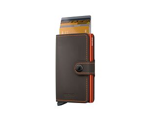 Peněženka Secrid - Miniwallet - Matte - Truffle & Orange