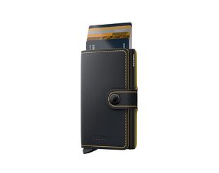 Peněženka Secrid - Miniwallet - Matte - Black & Ochre