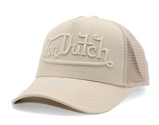 Kšiltovka Von Dutch - Trucker Riverside - Caps - Cot Twill - Cream