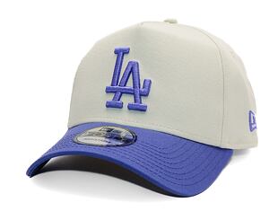 Kšiltovka New Era - MLB Cream & Patch 9FORTY A-Frame - LA Dodgers - Cream / Blue