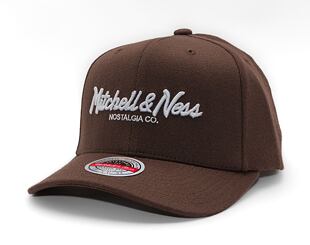 Kšiltovka Mitchell & Ness - Branded Pinscript Classic Red - Brown/White