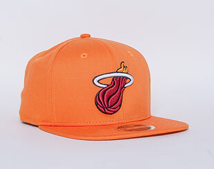 Kšiltovka New Era   Original Fit Coastal Heat Miami Heat 9FIFTY ORIGINAL FIT  Orange Popsicle /