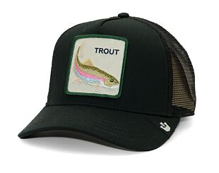 Kšiltovka Goorin Trucker - The Trout Fish - Black