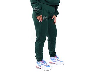 Dámské tepláky New Era - Diamante Joggers - NY Yankees - Dark Green