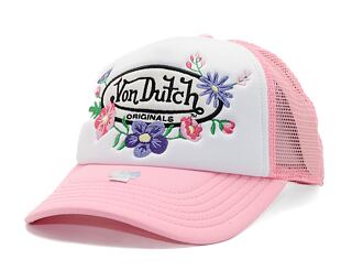 Kšiltovka Von Dutch - Trucker Flora - Caps - Polyester Foam - Pink