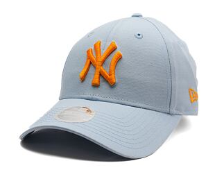 Dámská Kšiltovka New Era - MLB Essential 9FORTY - NY Yankees - Pastel Blue / Orange Glaze