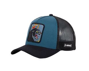 Kšiltovka Capslab - Trucker Black Panther - Night Blue