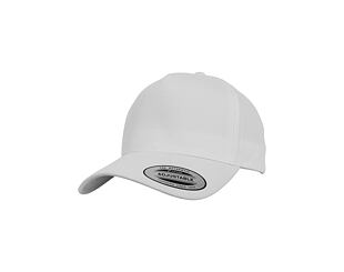 Kšiltovka Yupoong 5-Panel Curved Classic Snapback white