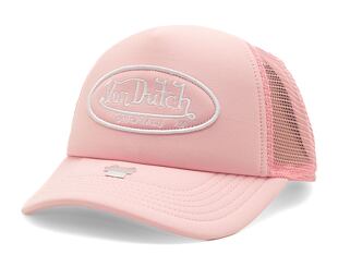 Kšiltovka Von Dutch Trucker Tampa - White/Pink