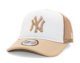 Kšiltovka New Era - 9FORTY Trucker World Series - NY Yankees - Beige