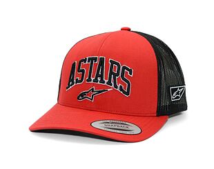 Kšiltovka Alpinestars - Dunker Trucker - Red/Black