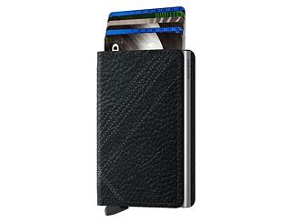 Peněženka Secrid Slimwallet Stitched Linea Black