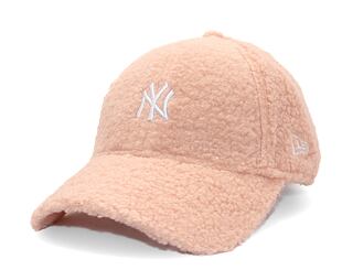 Dámská Kšiltovka New Era - 9FORTY Womens MLB Borg - NY Yankees - Blush Pink / White