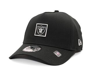 Kšiltovka New Era - 9FORTY A-Frame NFL Metallic Patch - Las Vegas Raiders - Black / Silver