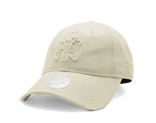 Dámská kšiltovka New Era - 9TWENTY Distressed - NY Yankees - Stone