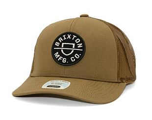 Kšiltovka Brixton Crest X MP Mesh Cap - Dark Earth / Desert Palm