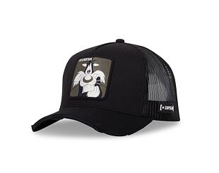 Kšiltovka Capslab - Trucker Looney Tunes - Sylvester - Black / White