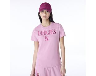 Dámské Triko New Era - MLB Graphic Tee - LA Dodgers - Pink