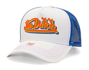 Kšiltovka Von Dutch Trucker Newark White/Rainbow