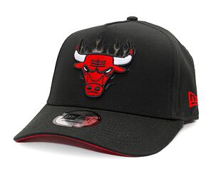 Kšiltovka New Era - 9FORTY A-Frame NBA Flame - Chicago Bulls - Black