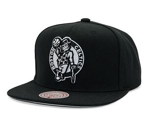 Kšiltovka Mitchell & Ness - Evergreen Black/White Snapback - Boston Celtics - Black