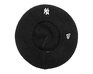 Baret New Era - MLB Womens Knitted Beret - NY Yankees - Black / White