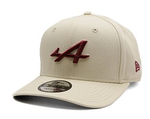 Kšiltovka New Era - F1 Seasonal 9FIFTY Original Fit - Alpine Racing - Cream / Burgundy