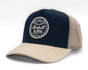 Kšiltovka Mitchell & Ness - Baseball Trucker - Navy/Sand