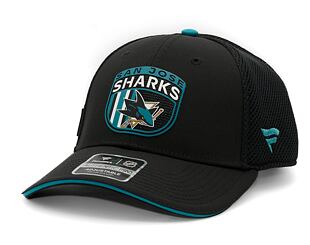 Kšiltovka Fanatics Authentic Pro Draft San Jose Sharks Black/Active Blue