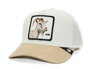 Kšiltovka Goorin - Trucker - The Suede Goat - Him - Tan