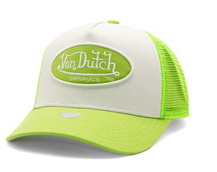 Kšiltovka Von Dutch Trucker Boston - White/Green