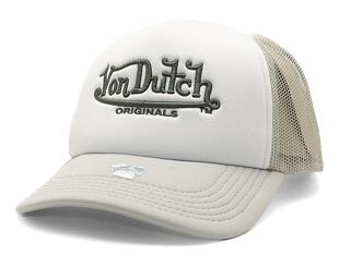 Kšiltovka Von Dutch Trucker Atlanta - Grey/White