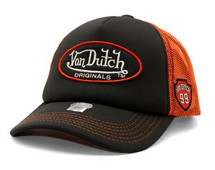 Kšiltovka Von Dutch Lund Foam Trucker - Black/Orange