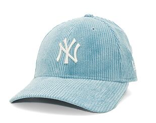 Dámská kšiltovka New Era - 9FORTY Cord - NY Yankees - Pastel Blue / Off White