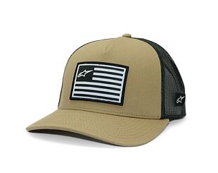 Kšiltovka Alpinestars - Flag Snapback - Sand/Black