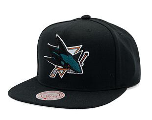 Kšiltovka Mitchell & Ness - Conference Patch Snapback - San Jose Sharks - Black