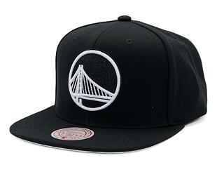 Kšiltovka Mitchell & Ness - Evergreen Black/White Snapback - Golden State Warriors - Black