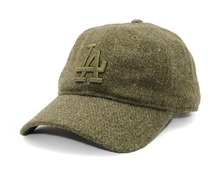 Kšiltovka New Era - 9TWENTY MLB Harris Tweed - LA Dodgers - Olive