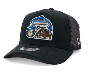 Kšiltovka New Era - Outdoor Patch 9FORTY Trucker - Black