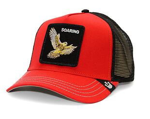 Kšiltovka Goorin Trucker - Falcon Fan - Red