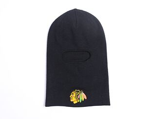 Zimní kukla Mitchell & Ness - Tailgate Balaclava Knit - Chicago Blackhawks - Black