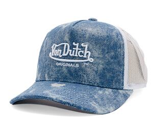 Kšiltovka Von Dutch - Trucker Newark - Caps - Cot Twill Denim - Silver