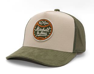 Kšiltovka Mitchell & Ness - Baseball Trucker - Cream/Olive