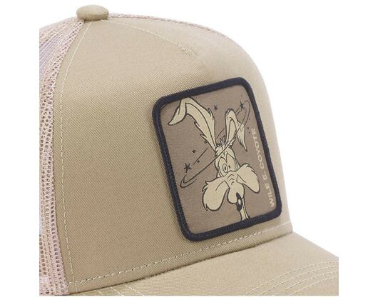 Kšiltovka Capslab Looney Tunes - Wile E. Coyote v.3 Trucker Sand