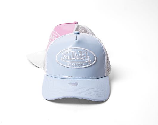 Kšiltovka Von Dutch Trucker Ody Imi Patent Lt.Blue/White