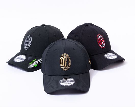 Kšiltovka New Era - 9FORTY Black Gold AC Milan - Black