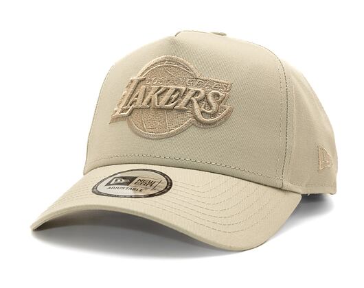 Kšiltovka New Era 9FORTY A-Frame NBA E-Frame Los Angeles Lakers - Stone