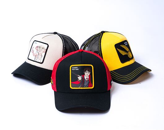 Kšiltovka Capslab Harry Potter Trucker - Harry - Black / Red